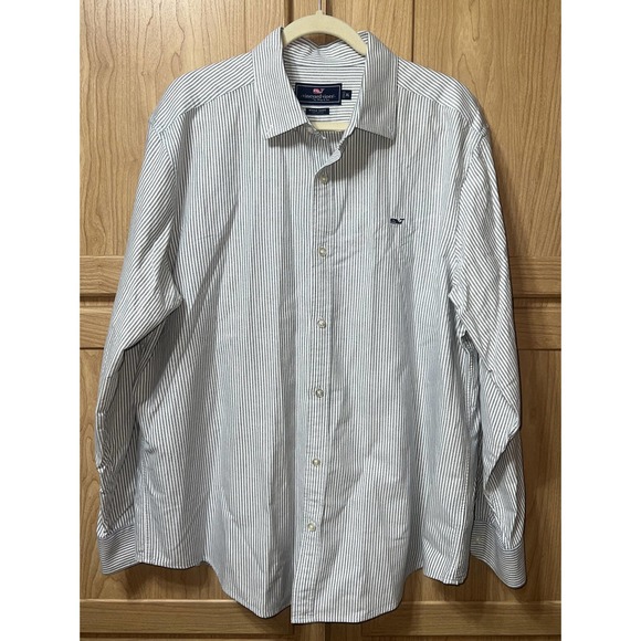 VINEYARD VINES Whale Shirt Button Up Men’s Size XL Long Sleeve - Picture 1 of 6